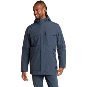 Eddie Bauer Men’s Rainfoil Insulated Waterproof Rain Parka(Twilight)