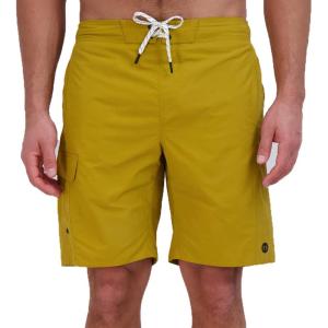 Eddie Bauer Men’s SPF 50+ E-Board Swim Trunks(Antique Gold)