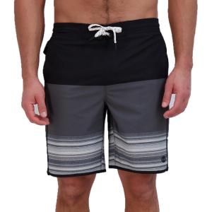 Eddie Bauer Men’s SPF 50+ E-Board Swim Trunks(Black)