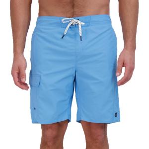 Eddie Bauer Men’s SPF 50+ E-Board Swim Trunks(Misty Blue)