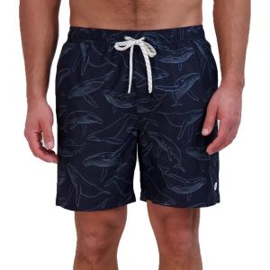 Eddie Bauer Men’s SPF 50+ Volley Swim Trunk – Fun Designs, Comfortable and Stylish, 7″ Inseam(Atlantic)