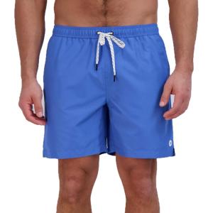 Eddie Bauer Men’s SPF 50+ Volley Swim Trunk – Fun Designs, Comfortable and Stylish, 7″ Inseam(Brilliant Blue)