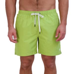 Eddie Bauer Men’s SPF 50+ Volley Swim Trunk – Fun Designs, Comfortable and Stylish, 7″ Inseam(Citron)
