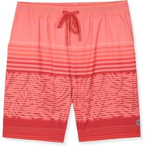 Eddie Bauer Men’s SPF 50+ Volley Swim Trunk – Fun Designs, Comfortable and Stylish, 7″ Inseam(Flamingo)