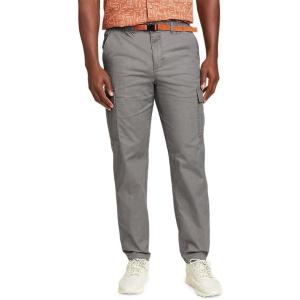 Eddie Bauer Men’s Top Out Ripstop Belted Cargo Pants(Vintage Gray)