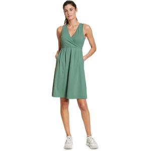 Eddie Bauer Women’s Aster Crossover Dress – Solid(Dk Seafoam)