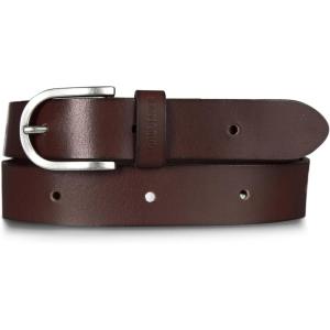 Eddie Bauer Women’s Casual Leather Belts with Durable Metal Buckle(Endless Leather – Brown)