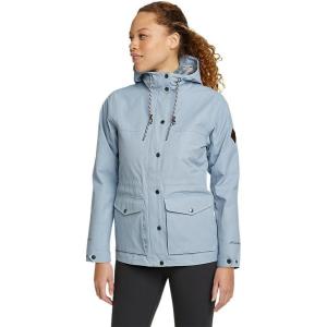 Eddie Bauer Women’s Charly Waterproof Rain Jacket(Blue Smoke)