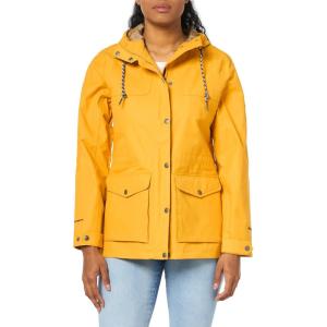 Eddie Bauer Women’s Charly Waterproof Rain Jacket(Dkmarigold)
