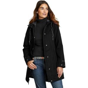 Eddie Bauer Women’s Charly Waterproof Rain Parka(Black)