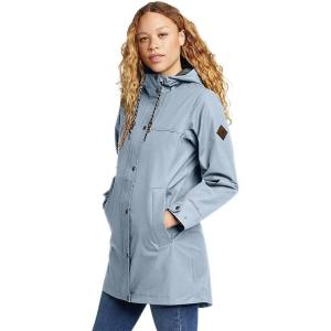 Eddie Bauer Women’s Charly Waterproof Rain Parka(Blue Smoke)