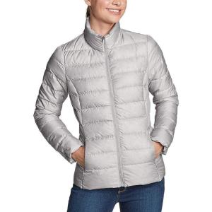 Eddie Bauer Women’s Cirruslite Down Jacket, Recycled(Lt Gray)
