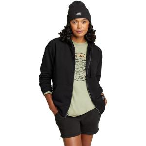 Eddie Bauer Women’s Cozy Camp Full-Zip Hoodie(Black)