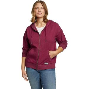 Eddie Bauer Women’s Cozy Camp Full-Zip Hoodie(Port)