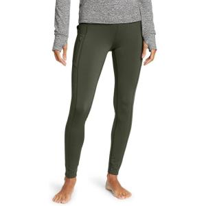 Eddie Bauer Women’s Crossover Winter Trail Adventure High-Rise Leggings(Dark Loden)