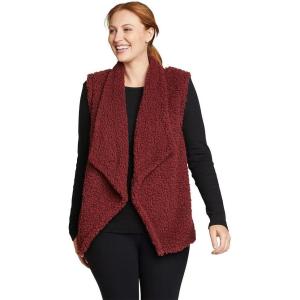 Eddie Bauer Women’s Fireside Plush Vest(Dusty Red)
