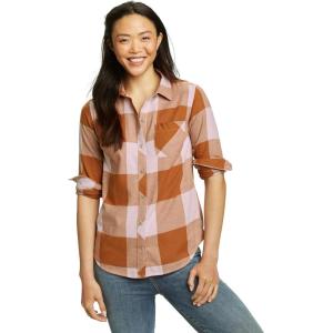 Eddie Bauer Women’s Forest Flannel Shirt(African Violet)