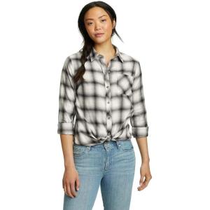 Eddie Bauer Women’s Forest Flannel Shirt(Onyx)
