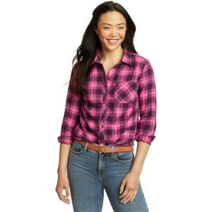 Eddie Bauer Women’s Forest Flannel Shirt(Punch)
