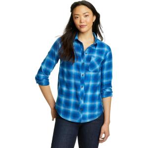 Eddie Bauer Women’s Forest Flannel Shirt(Storm)