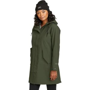 Eddie Bauer Women’s Port Townsend Waterproof Trench Coat(Dark Loden)