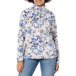 Eddie Bauer Women’s Quest Fleece 1/4-Zip – Solid(Dk Mulberry)