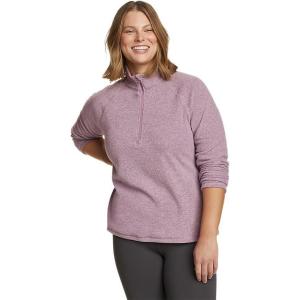 Eddie Bauer Women’s Quest Fleece 1/4-Zip – Solid(Lt Violet)