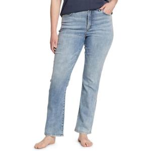 Eddie Bauer Women’s Voyager High-Rise Bootcut Jeans – Classic Fit(Blue Haze)