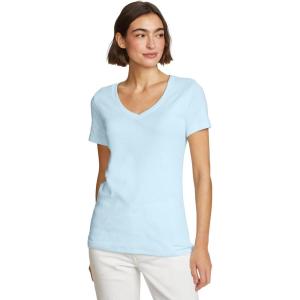 Eddie Bauer Women’s Wp Ss Fav VNK Tee(Pale Blue)