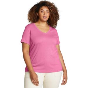 Eddie Bauer Women’s Ww Ss Fav VNK Tee(Bright Fuchsia)