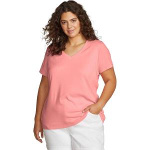Eddie Bauer Women’s Ww Ss Fav VNK Tee(Pink Grapefruit)