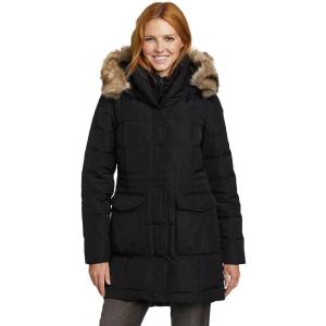 Eddie Bauer Women’s Yukon Classic Down Parka(Black)