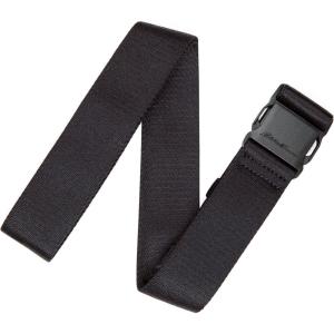 Eddie Bauer mens Men’s Active Stretch Webbing Belts With Quick Release Buckle, Multiple Colors, One Size Fits Most(Black)
