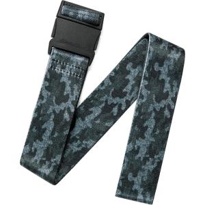 Eddie Bauer mens Men’s Active Stretch Webbing Belts With Quick Release Buckle, Multiple Colors, One Size Fits Most(Black Camo)