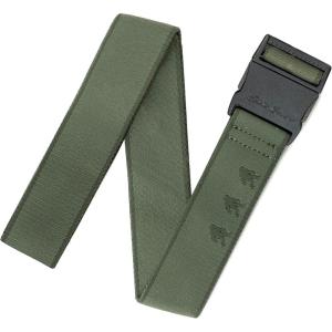 Eddie Bauer mens Men’s Active Stretch Webbing Belts With Quick Release Buckle, Multiple Colors, One Size Fits Most(Green Sasquatch)