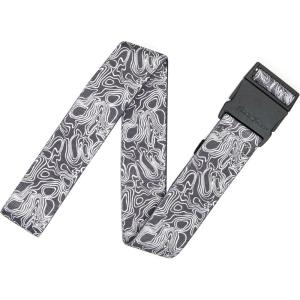 Eddie Bauer mens Men’s Active Stretch Webbing Belts With Quick Release Buckle, Multiple Colors, One Size Fits Most(Topographic)