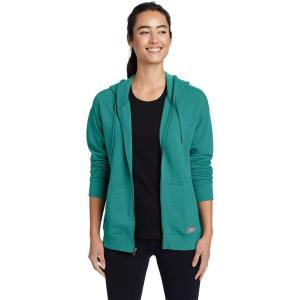 Eddie Bauer womens Cozy Camp Full Zip Long Sleeve Hoodie(Dusty Jade)