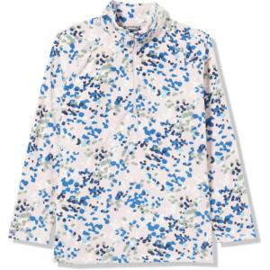 Eddie Bauer womens Quest 1/4 Zip – Print – Plus(Dk Mulberry)