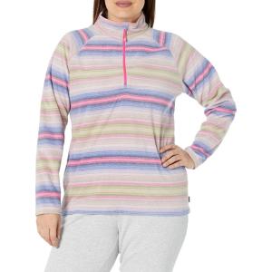 Eddie Bauer womens Quest 1/4 Zip – Print – Plus(Pale Lavender)