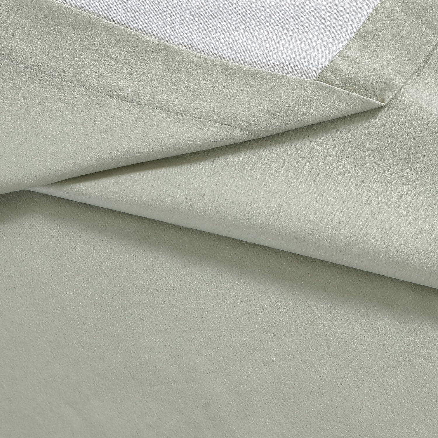 imageEddie Bauer Flannel Sheets Queen Size AntiPilling ampamp Wrinkle Resistant Cotton Touchably Soft for AllSeason Comfort Bed Sheets with Matching Pillowcases ampamp Fitted Sheet Solid GreenSolid Green