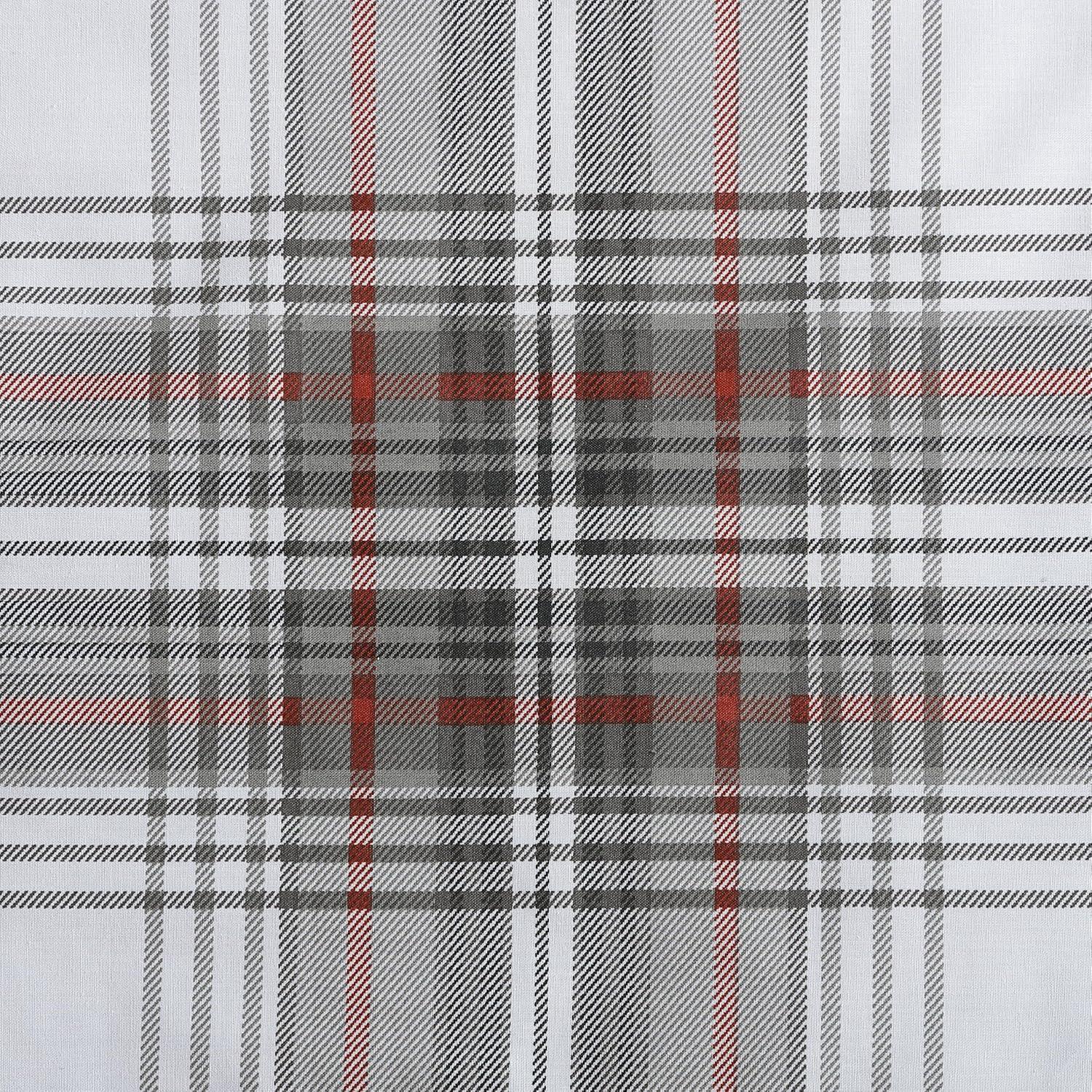 imageEddie Bauer Twin Comforter Set Microsuede Bedding with Soft Plush Faux Shearling Reverse 2 Piece Bed Set with Matching Pillowcase Big Lake Plaid GreenAlder RedGrey