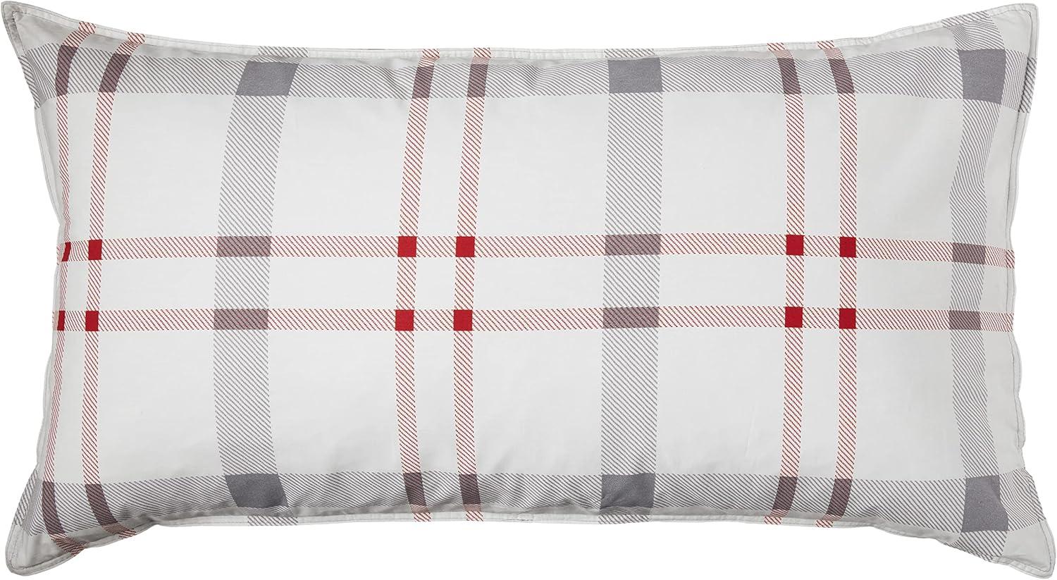 imageEddie Bauer Twin Comforter Set Microsuede Bedding with Soft Plush Faux Shearling Reverse 2 Piece Bed Set with Matching Pillowcase Big Lake Plaid GreenWhiteGrey