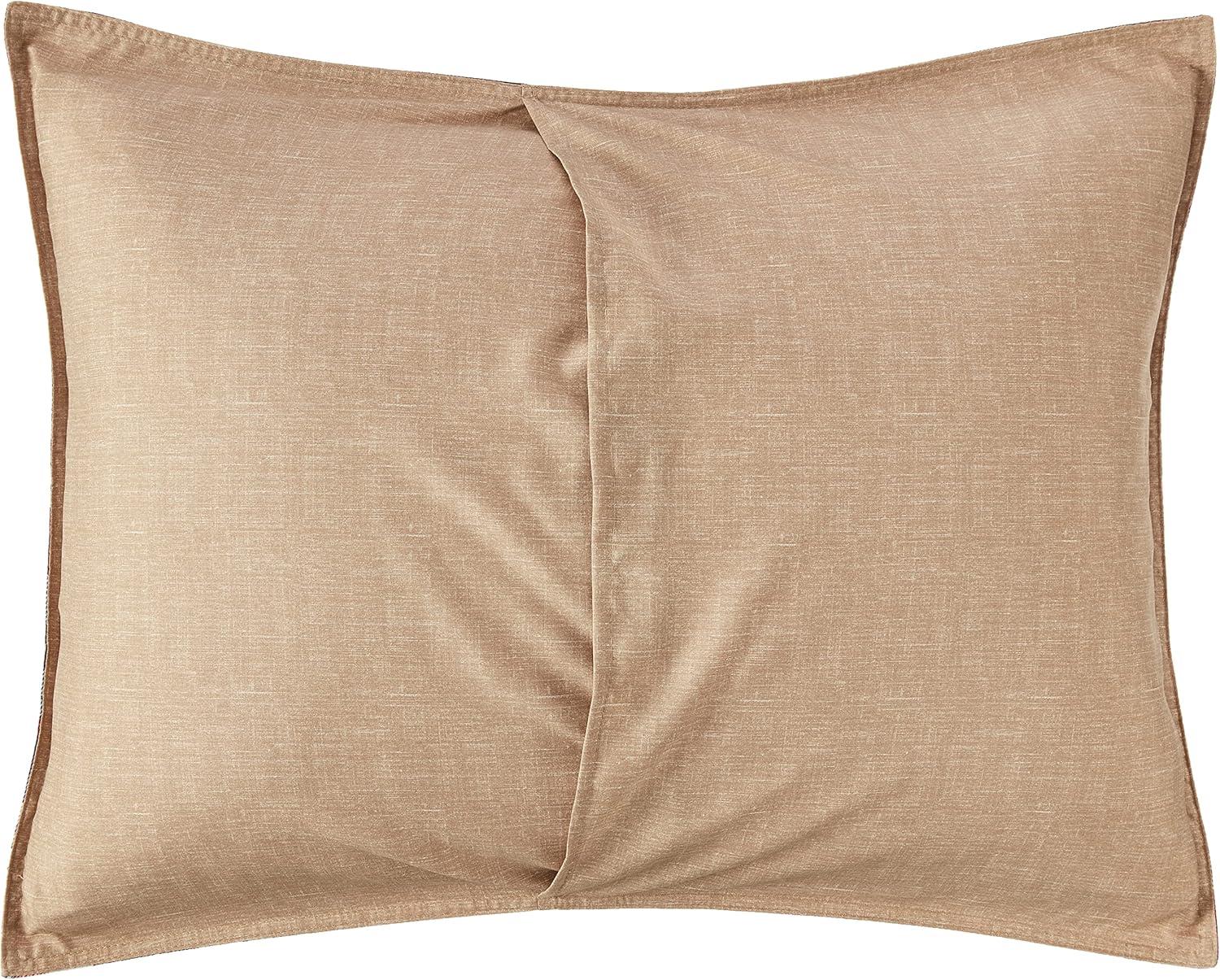 imageEddie Bauer Twin Comforter Set Reversible Cotton Bedding with Matching Sham Floral Print with Plaid Reverse MediumWeight Dorm Essentials Woodland Forest GreyAstoria RedCharcoal