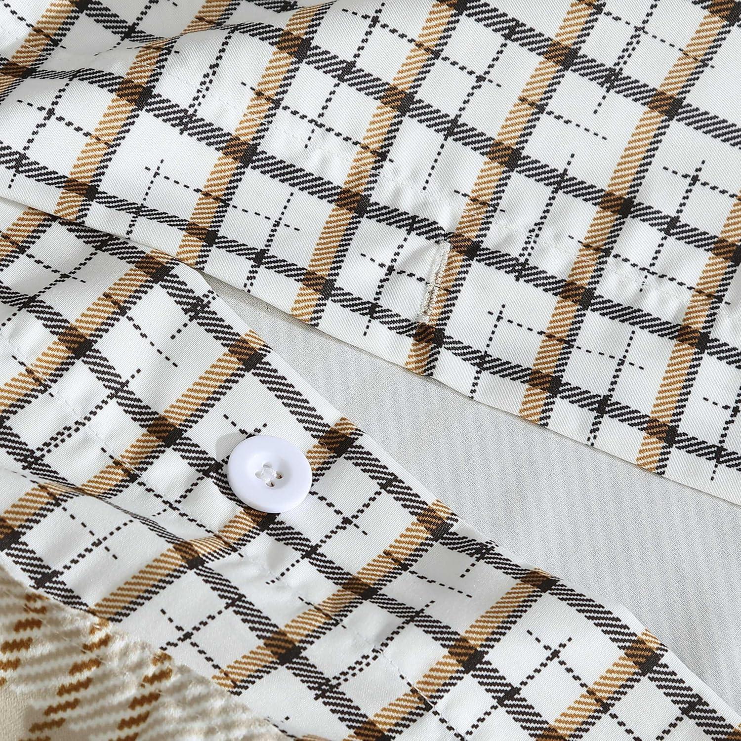 imageEddie Bauer Twin Duvet Cover Set Cotton Reversible Bedding Buffalo Plaid Home Decor for All Seasons Black Check TwinNormandy Plaid Black