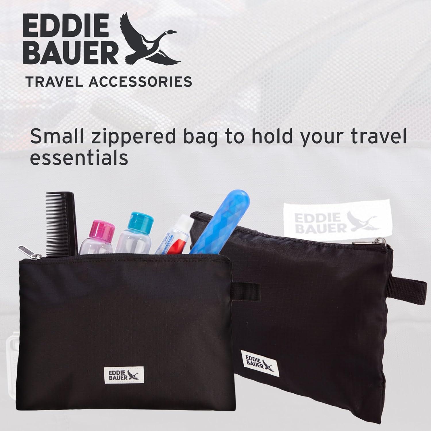 imageEddie Bauer 5 Set Packing Organizer Cubes for Suitcases Travel Essentials for Carry on Lugagge Oganizer Bags Set Accessories BlackBrook