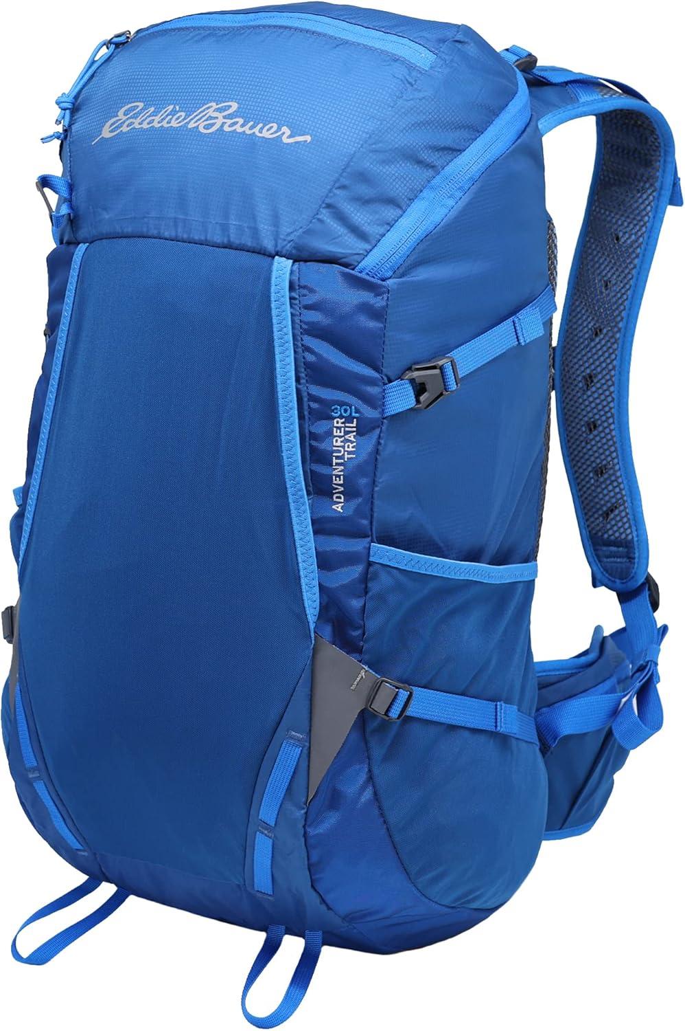 imageEddie Bauer Adventurer Backpack with Organization Compartments and HydrationLaptop Compatible Sleeve Adventurer True Blue 30LAdventurer True Blue