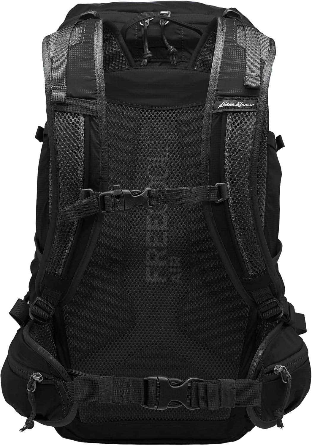 imageEddie Bauer Adventurer Backpack with Organization Compartments and HydrationLaptop Compatible Sleeve Adventurer True Blue 30LTrail Adventurer Black