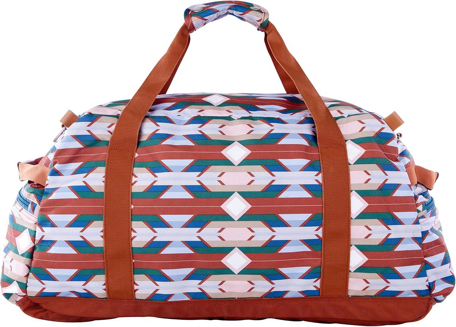 imageEddie Bauer Bygone Duffel Travel Weekend Bag Lightweight Durable 45L Rugged PolyesterNylon UShaped Main Compartment BlackSienna