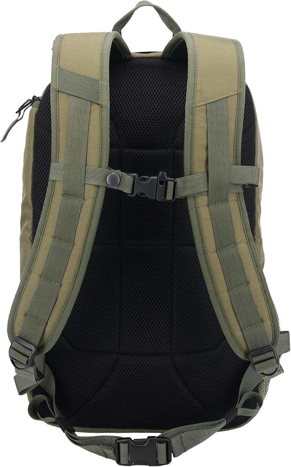 imageEddie Bauer Cargo Tactical Backpack Adventure Heavy Duty Outdoor Water Resistant 600D PolyesterMoss Grey