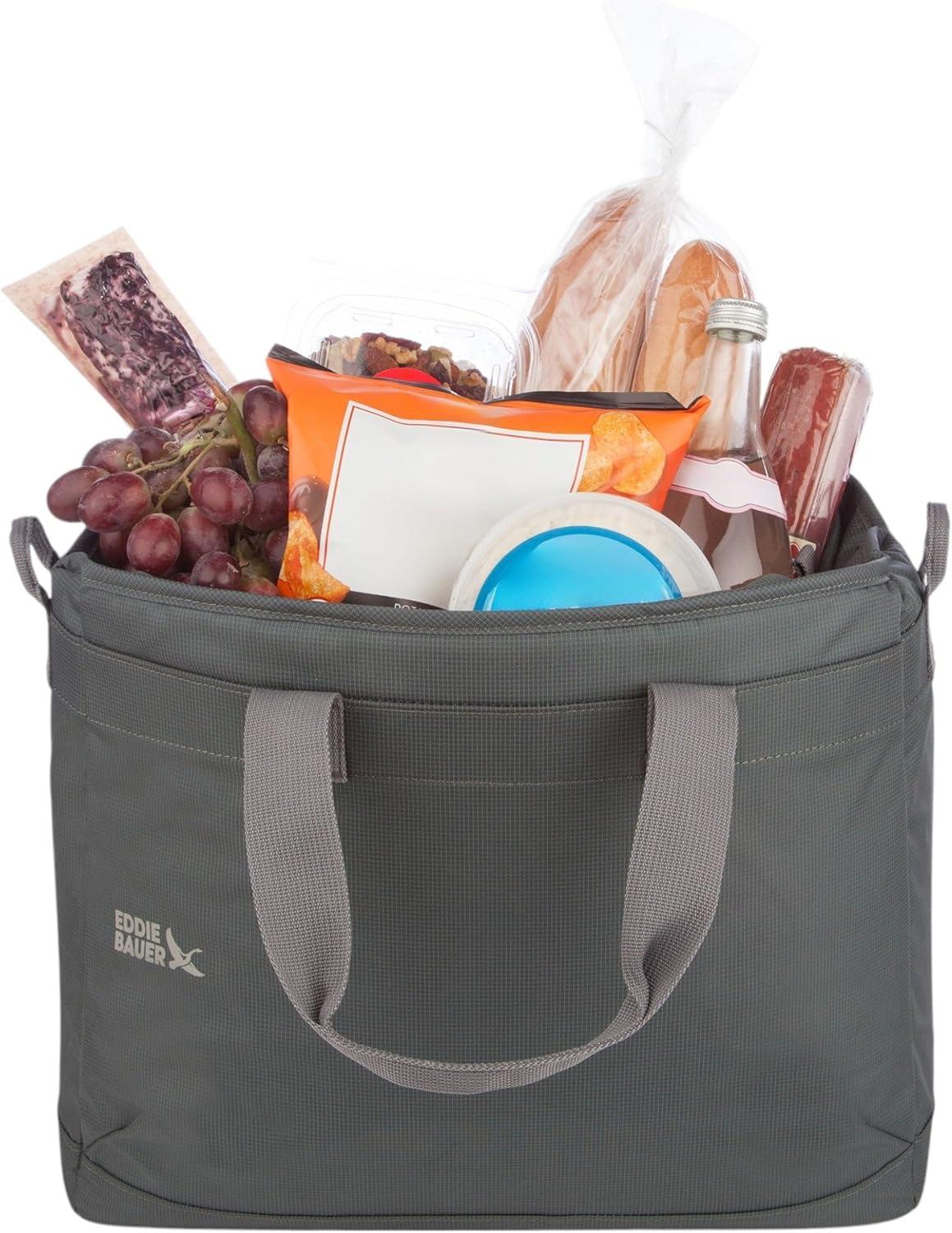 imageEddie Bauer Cooler Bag Insulated Vacation Travel Camping Tailgate Beach Picnic Festival Shoulder Carry Top Handle RainTote Cooler Rain